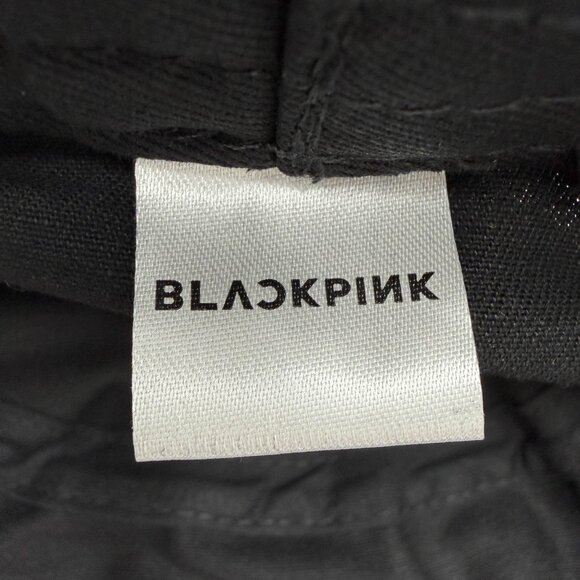 BLACKPINK Bucket Hat Black Pink Logo One Size Official Merchandise